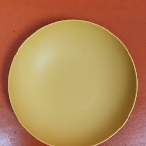 Mustard Yellow Shallow Bowl